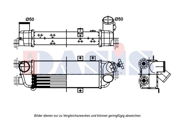 AKS DASIS Kompressoriõhu radiaator 517012N